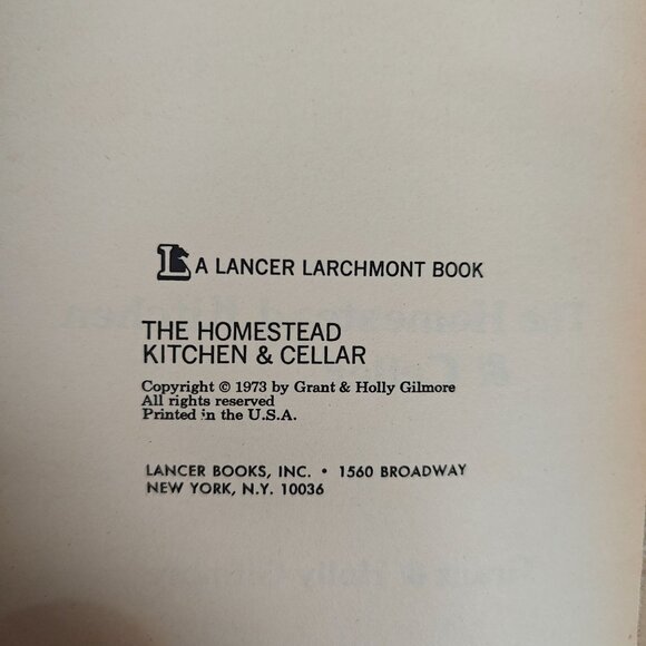 The Homestead Kitchen & Cellar Guide Vintage Cookbook Self Sufficiency - Picture 5 of 9
